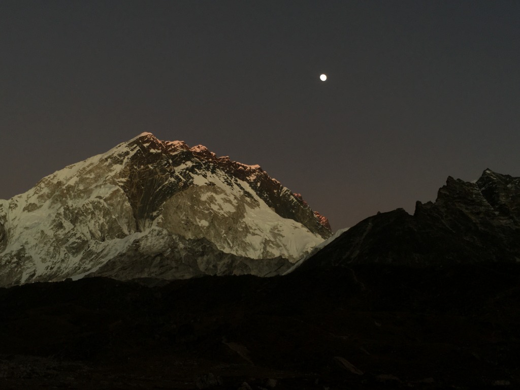 Moonrise Over Lobuche