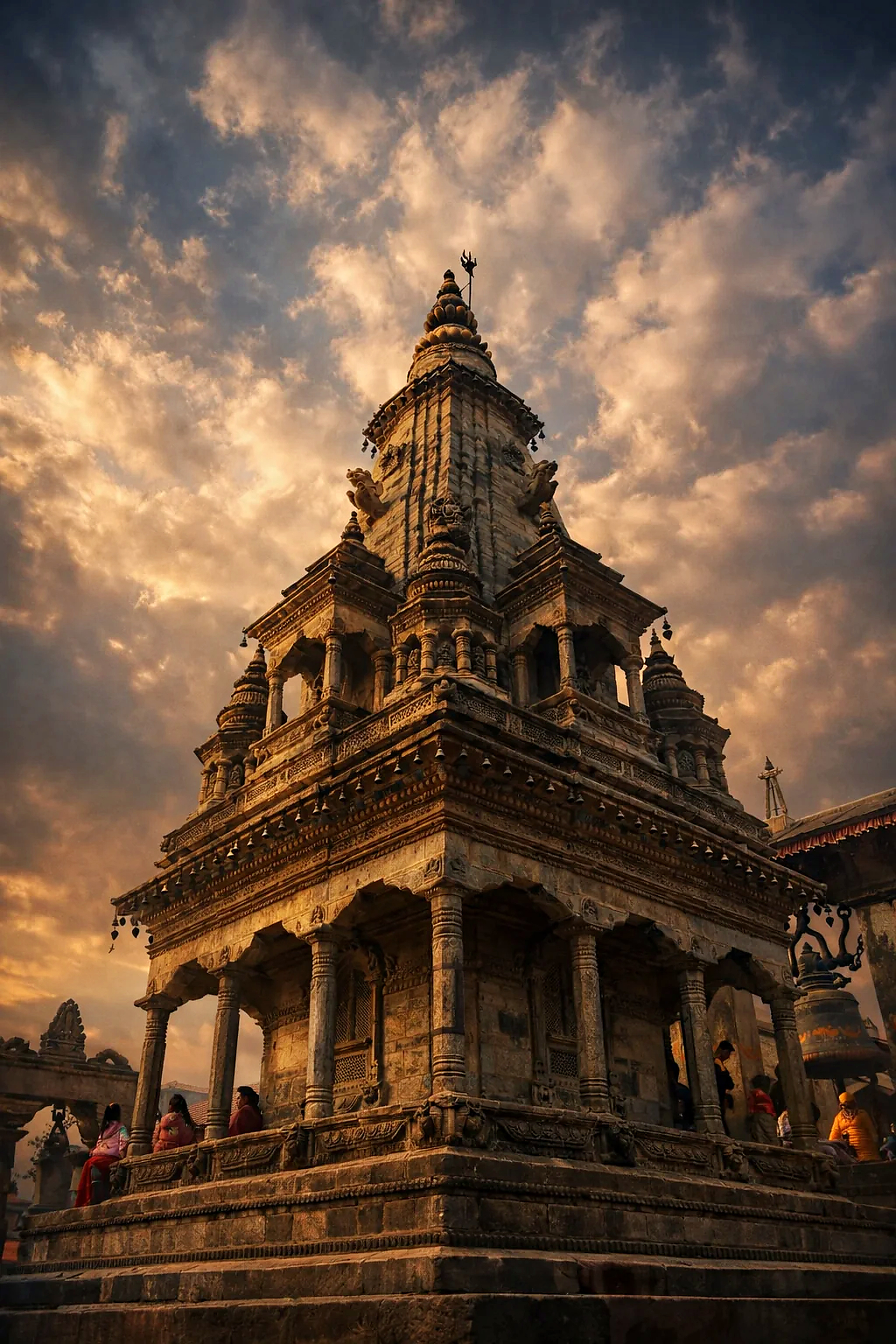 Krishna Mandir Stone Monolith